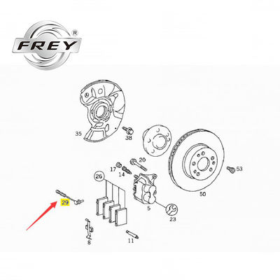 1405401217 Front Brake Sensor Fit Mercedes Benz W202 W210 W168 W140 W124