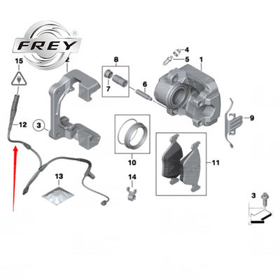 OEM 34356789503 Rear Brake Sensor , BMW E70 E71 E72 Brake Pad Indicator